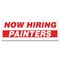 Signmission Now Hiring Painters Banner Apply Inside Accepting Application Single Sided B-120-30283 - alternate 1